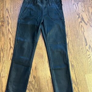 PAIGE leather look pants